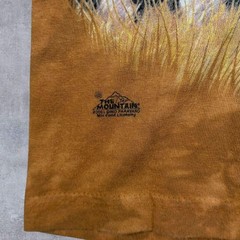 The Mountain (2001) Busch Gardens USA Lion Tiger Wildlife Tie Dye T-Shirt Medium