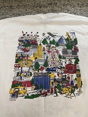 Vintage 80s United Cerebral Palsy Casual Day Detroit T-Shirt Mens 2XL Made USA