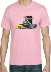 Adult DryBlend® T-Shirt – ( USED CARS FLAMED PICK UP – FORD / TRUCK)