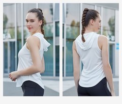 Quick Drying Vest For Men&Women Sweatshirt XL Sportswear Fitness Hooded T-Shirts
