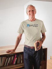 Vision Care of Maine T-Shirt Defunct Optometry Bankrupt Company Logo Tee
