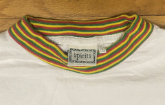 Vintage St. Thomas U.S. Virgin Islands Roots Reggae T Shirt Rasta Stripes Large