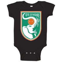 Ivory Coast Cote D’ivoire Soccer Futbol World Cup Logo Crest T Shirt