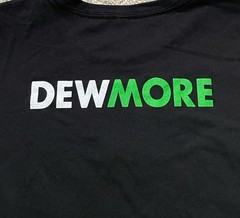 Dewey’s Pizza Women’s Black T Shirt Staff Tee Dew More Sz L (fits smaller)
