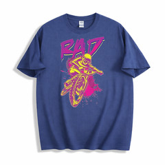OFFICAL 80s Men’s RAD BMX Graphic T-Shirt Retro Bike Rider Tee Streetwear