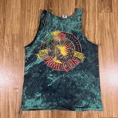 Vintage Thrashed Tank Shirt Mens Large USA Made Distressed 90s Hawaii Prime Cuts