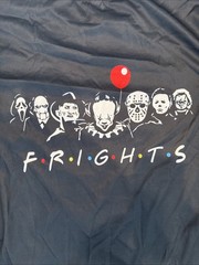 FRIGHTS T-SHIRT SIZE:L 95%polyester 5% Spandex