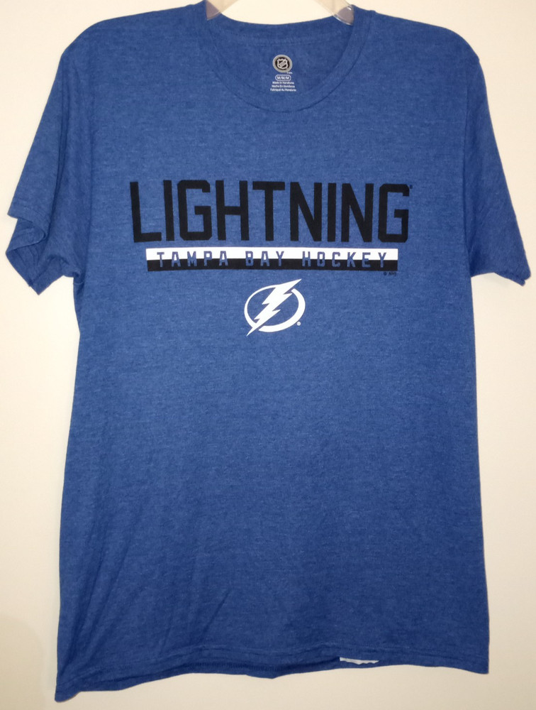 😃NHL Official License Tampa Bay Lightning Mens T-Shirt M Medium NWOT NEW