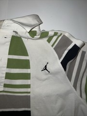 Vintage Air Jordan Brand Polo Og Y2k Sz 3xl Half Stripes
