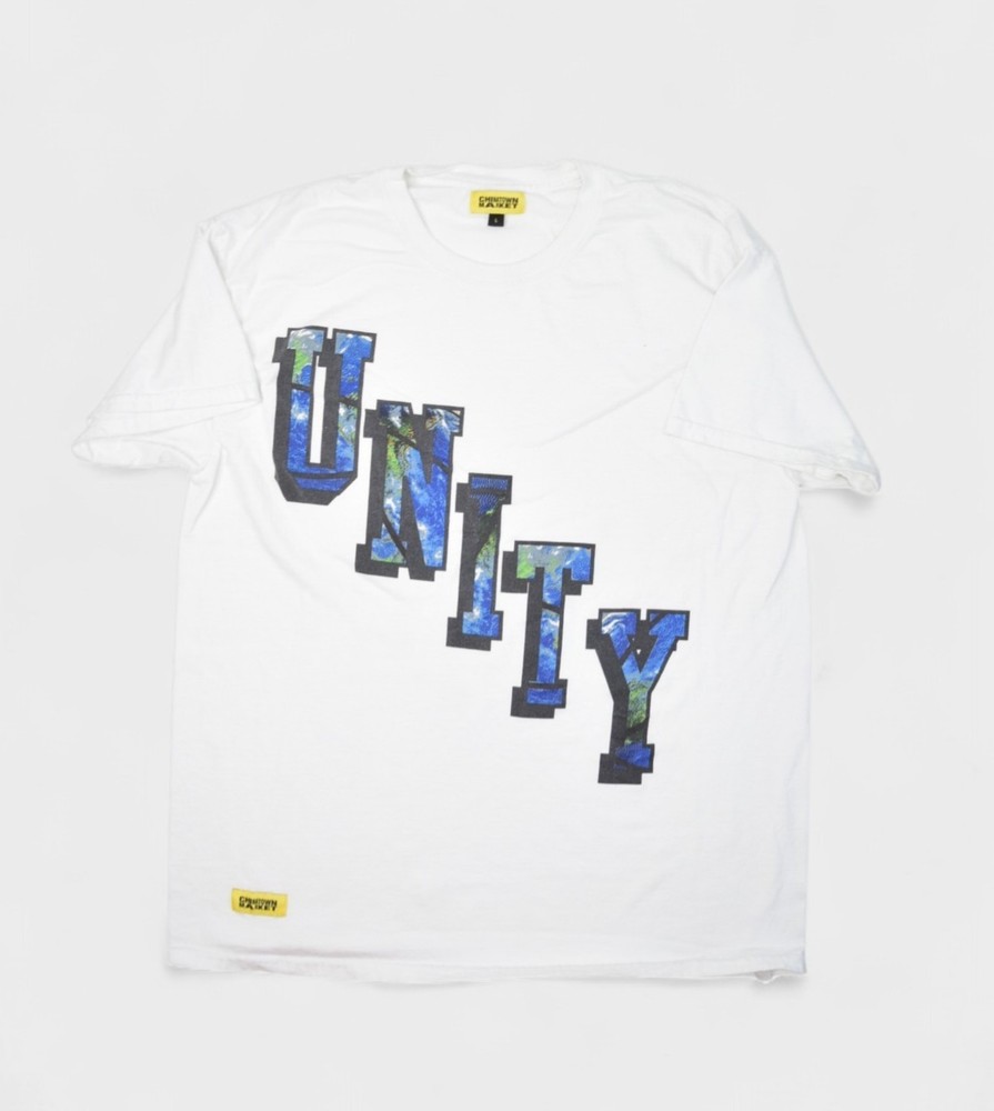 Chinatown Market T Shirt Mens Large Unity Graphic White Streetwear Short Sleeve