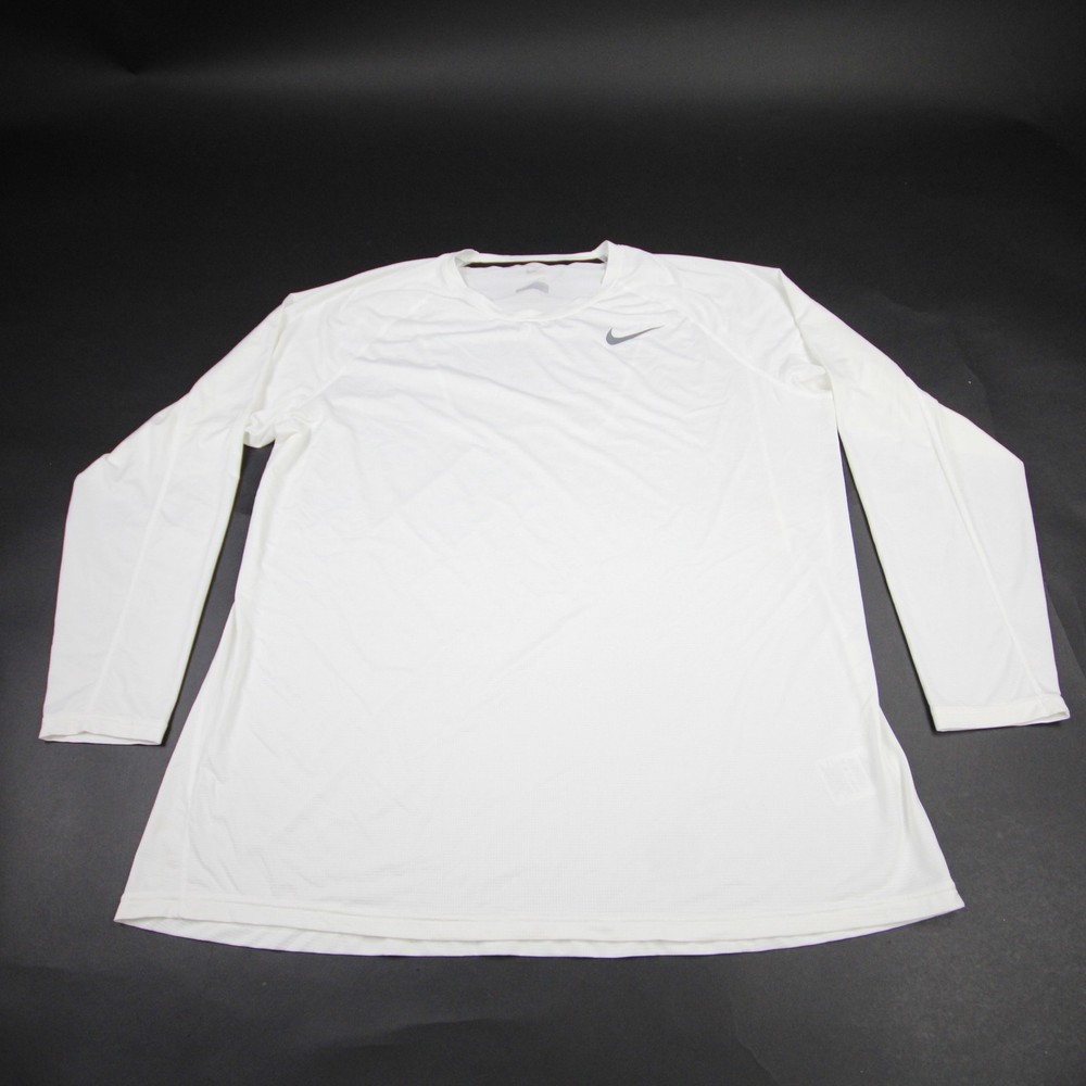 Nike Long Sleeve Shirt Men’s White Used XLT