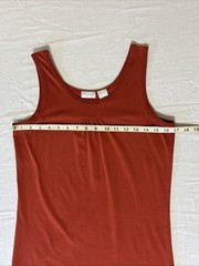 Spiegel Burnt Orange Scoop Neck Sleeveless Tank Top Size Medium