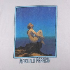 VTG Maxfield Parrish Shirt Mens Mens XL Stars Art Deco Long Sleeve Made in USA