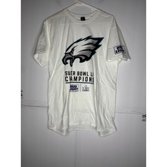 Hanes Philadelphia Eagles Bud Light Super Bowl LII Champions White T-Shirt XL