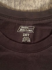 Dickies Men’s Short Sleeve Pocket Tee – Black, 2XL-Tall