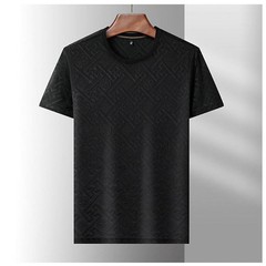 Men’s Breathable Ice Silk T-shirt Lightweight Summer Casual Designer Tee New