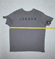 NIKE Air Jordan Jumpman Shirt Mens 3XL Gray Lightweight Basketball Activewear