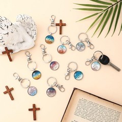 Christian Keychain Bulk Bible Verse Religious Scripture Quote Inspirational K…