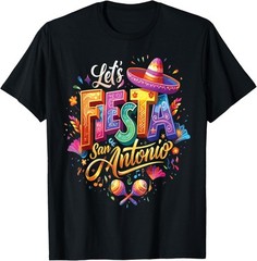 Let’s Fiesta San Antonio Texas Cinco de Mayo Mexican Party T-Shirt