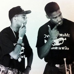 90s Spike Lee Love Supreme Washed T-Shirt Black L
