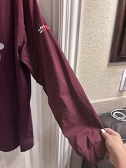 Ariat FR Men’s XL/TG Burgundy Crewneck Long Sleeve Skull Graphic Logo T-Shirt