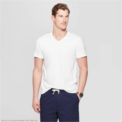 Men’s Every Wear V-Neck T-Shirt – Goodfellow & Co White XL *SEE DEAL!!!*