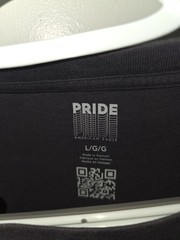 American Eagle Pride LGBTQ Human Shirt L