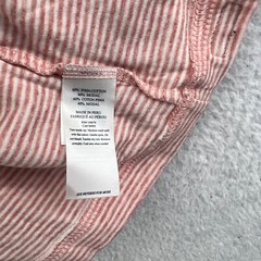Faherty Striped Shirt Mens XL Orange Cloud Cotton Soft Short Sleeve Tee *B4 New