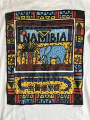 Rare Vintage 1994 Clive Craft Africa T-Shirt Small | Namibia Elephant Design