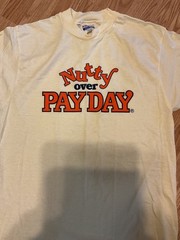 1980Vintage *Nutty over Payday *Tshirt New L. 42”X44 Short Sleeve
