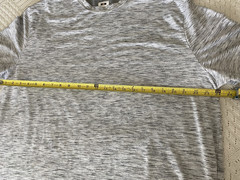 JOSEPH ABBOUD MODERN FIT TEE SHIRT, SIZE: XL, GRAY SPECS, PRE-OWNED FREE SHIP!