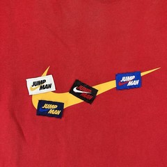Air Jordan 85 Patch Logo Men’s T Shirt Sz XL Red DA9898-677 Heavy Knit Cotton