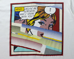 VIntage 1990s Roy Lichtenstein Reflections On Senorita Size M