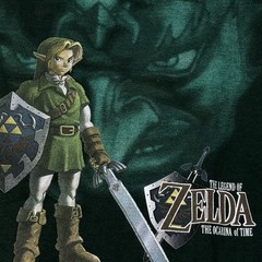 Vintage 1999 The Legend of Zelda Ocarina of Time Nintendo 64 Promo T-Shirt Sz L