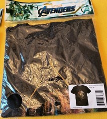 Two Marvel Avengers T-shirts Size M, Avengers Group Shot And Infinity Gauntlet