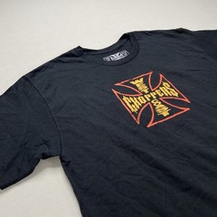 West Coast Choppers Cobra Graphic Logo Men’s Crew Neck Black T-Shirt Sizes Vary