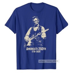 Abraham Lincoln Playing Guitar T-shirt 4th of July 250th Anniversary America Tee