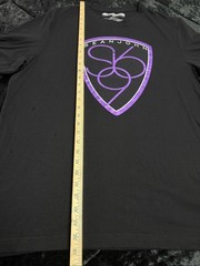 Sean John Vtg 90s Puff Daddy Rap Tee Shirt Size XXL Black Purple Logo
