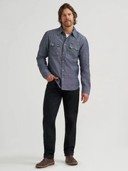 Lee 101 ’50s Western Shirt Men’s Size M Kaihara Japanese Selvedge Denim 7 oz.