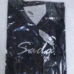 Sada Men’s Black S Regular Fit V-Neck Short Sleeve Cotton Knit T-Shirt