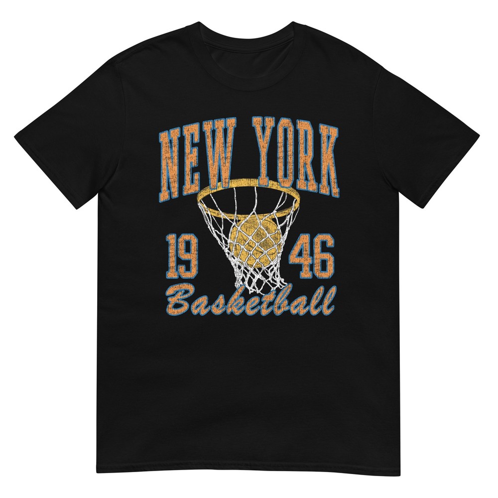 VINTAGE NEW YORK 1946 BASKETBALL SOFT T-SHIRT SHORT-SLEEVE KNICKS BRUNSON NEW
