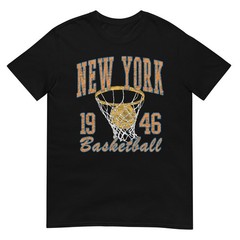 VINTAGE NEW YORK 1946 BASKETBALL SOFT T-SHIRT SHORT-SLEEVE KNICKS BRUNSON NEW