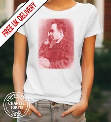 Friedrich Nietzsche T-shirt Design As Worn By Mark E Smith The Fall John Peel