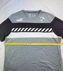 PUMA X BMW Motorsports Size XXL MMS SDS GRAY T SHIRT 531179-03 NEW NWT Ca1