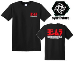 Yoshimura Racing Logo Men’s Black T-Shirt Size S to 3XL