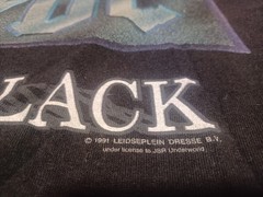 Vintage 90’s 1991 AC/DC Double-Sided Back In Black Tour Concert Band T-Shirt XL