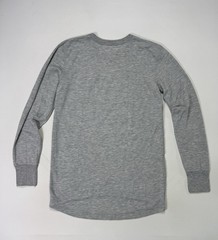 Coldpruf Merino Wool Shirt Men Large Gray Two Layer Prep Base Hike Outdoors Trek