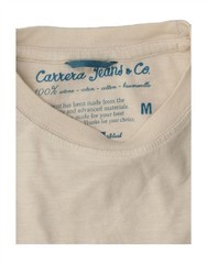 CARRERA Mens Vest Top Medium Beige Cotton DN02