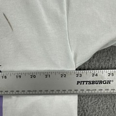 Vtg Hanes Heavyweight 50/50 Mens XL 90s Distressed White Shirt 1995 Fishing Week