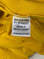International Male Summer Men’s Yellow Fearless Bear Crew-neck T-shirt size L